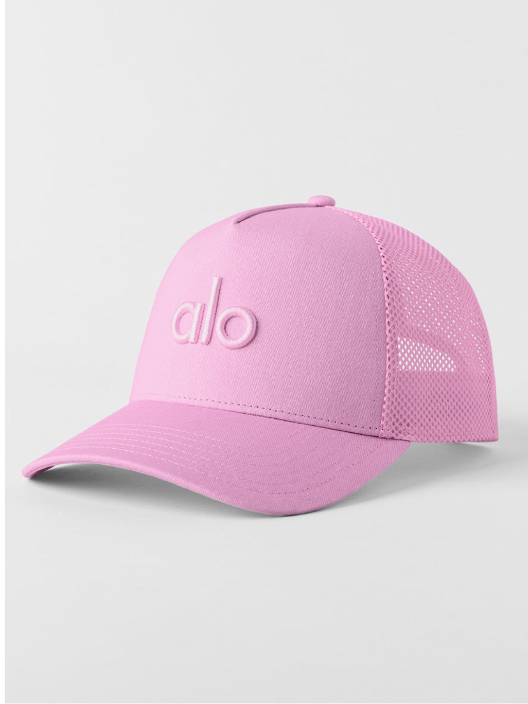 Alo Pink Trucker Hat - Candy Heart Pink